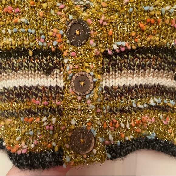 Anthropologie Maeve Sparkle & Shine Cropped Vest - Picture 8 of 9